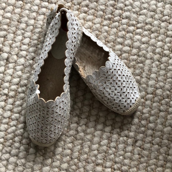 Michael Kors Shoes - Michael Kors Beige Laser Cut Espadrille Flats